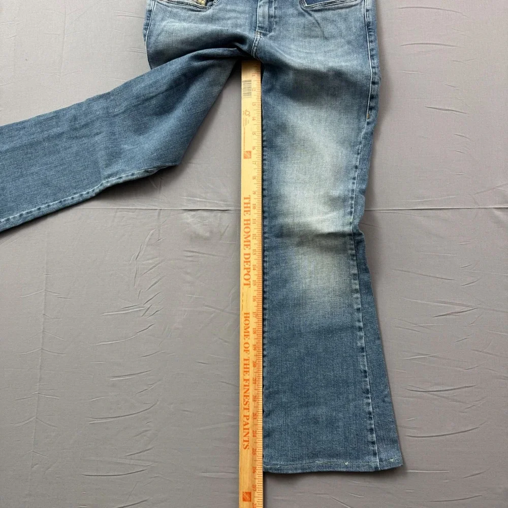 Diesel Lowleeh Slim Bootcut Jeans Blue Faded Low Waist W28 L32 084VD‎ Stretch